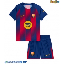 Maglie da calcio Barcelona Prima Maglia Bambino 2025-26 Manica Corta (+ Pantaloni corti)